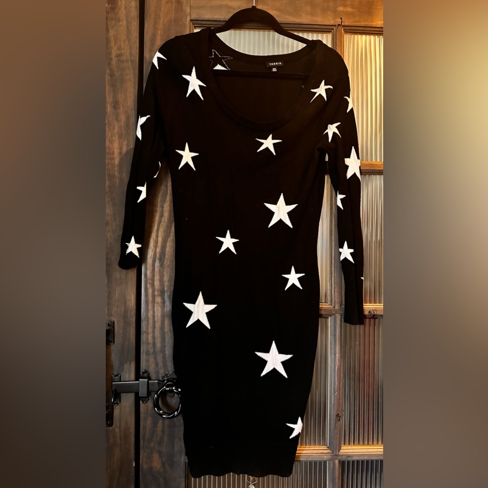 Torrid Black Knit Sweater dress